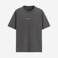 CAMISA BÁSICA CINZA ESTONADA