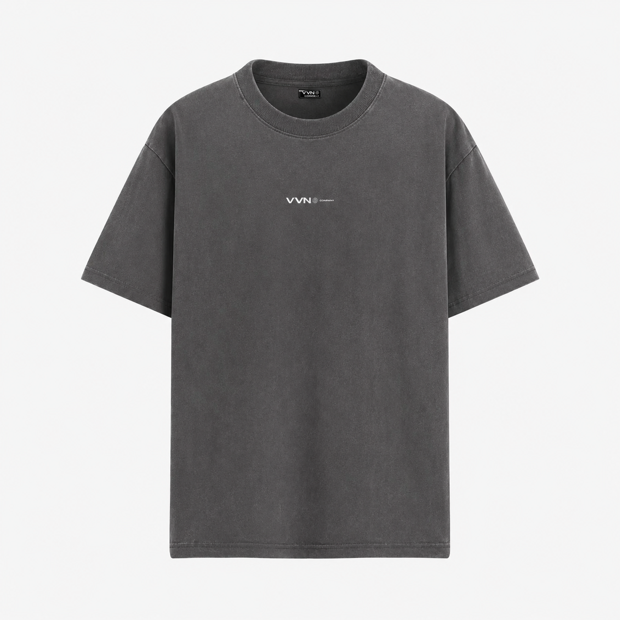 CAMISA BÁSICA CINZA ESTONADA