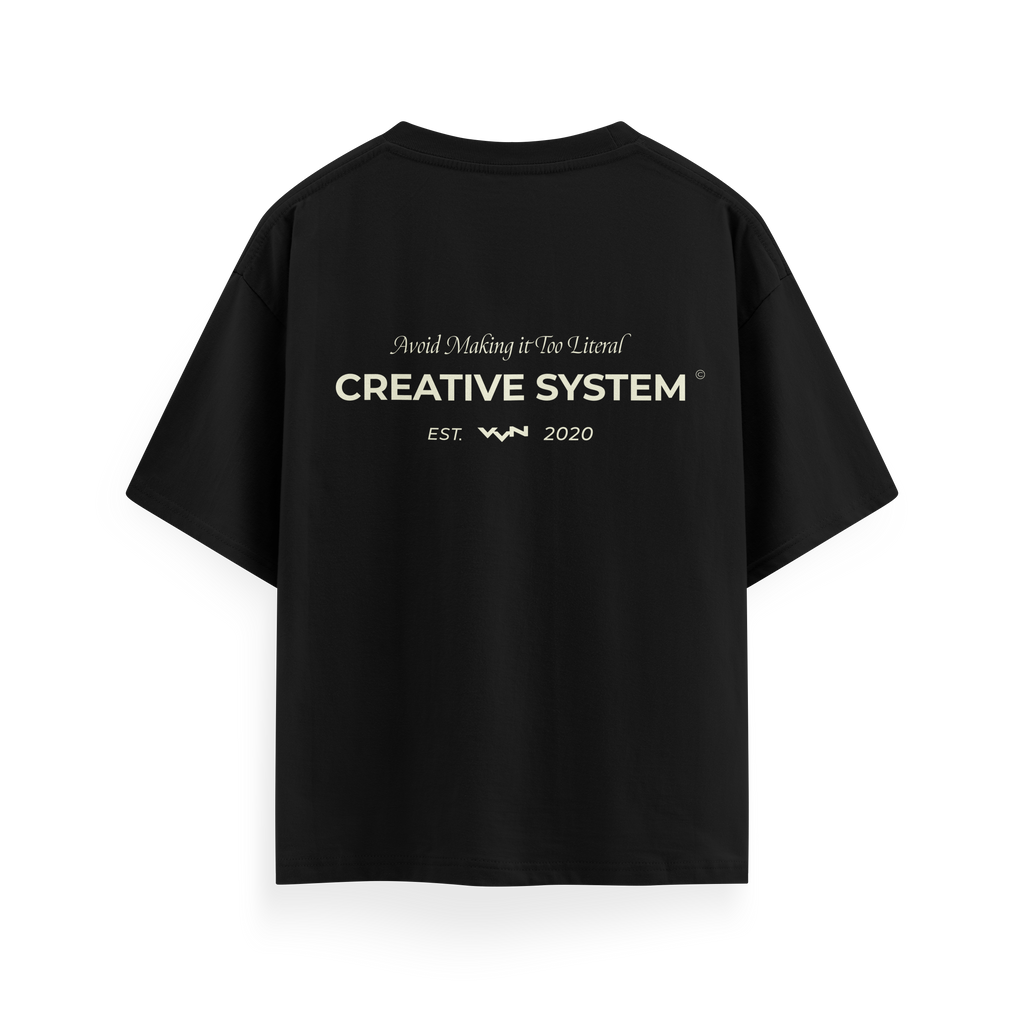 CAMISA CREATIVE SYSTEM PRETA