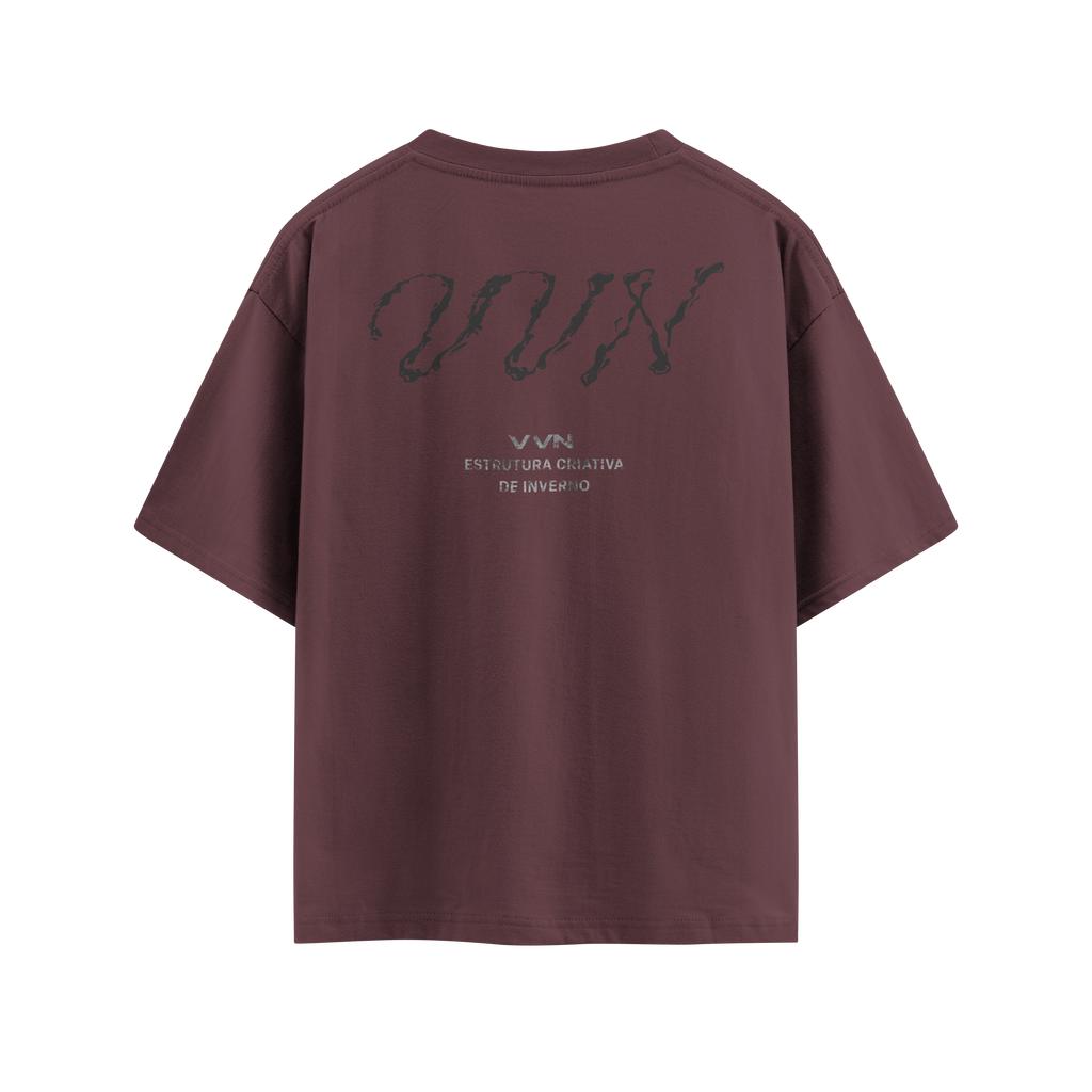 CAMISA ESTRUTURA CRIATIVA BORDÔ