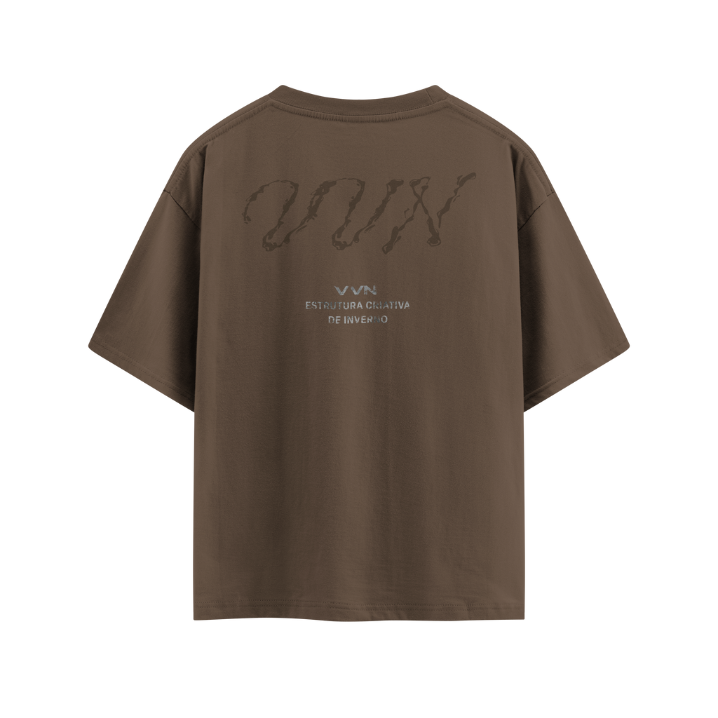 CAMISA ESTRUTURA CRIATIVA MARROM