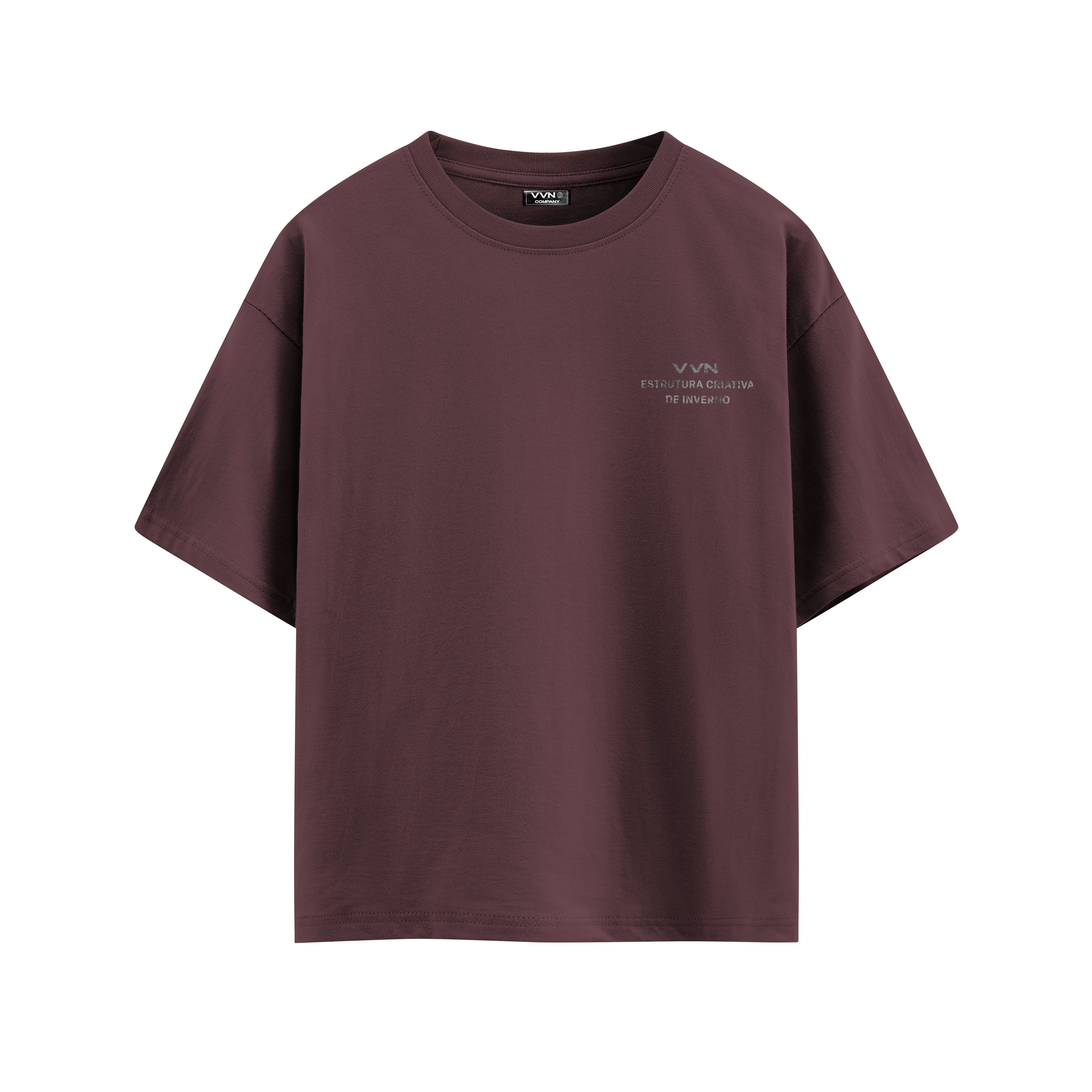 CAMISA ESTRUTURA CRIATIVA BORDÔ
