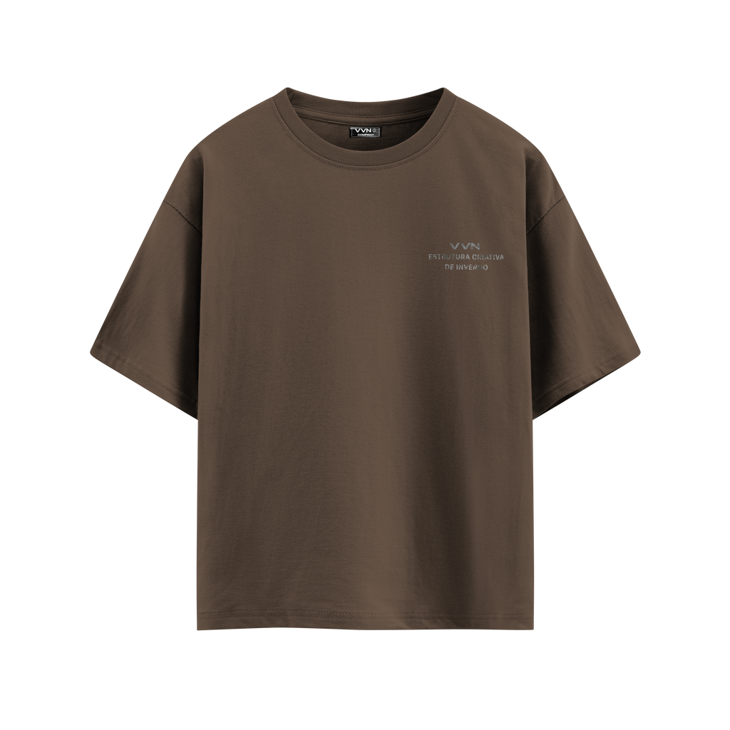 CAMISA ESTRUTURA CRIATIVA MARROM