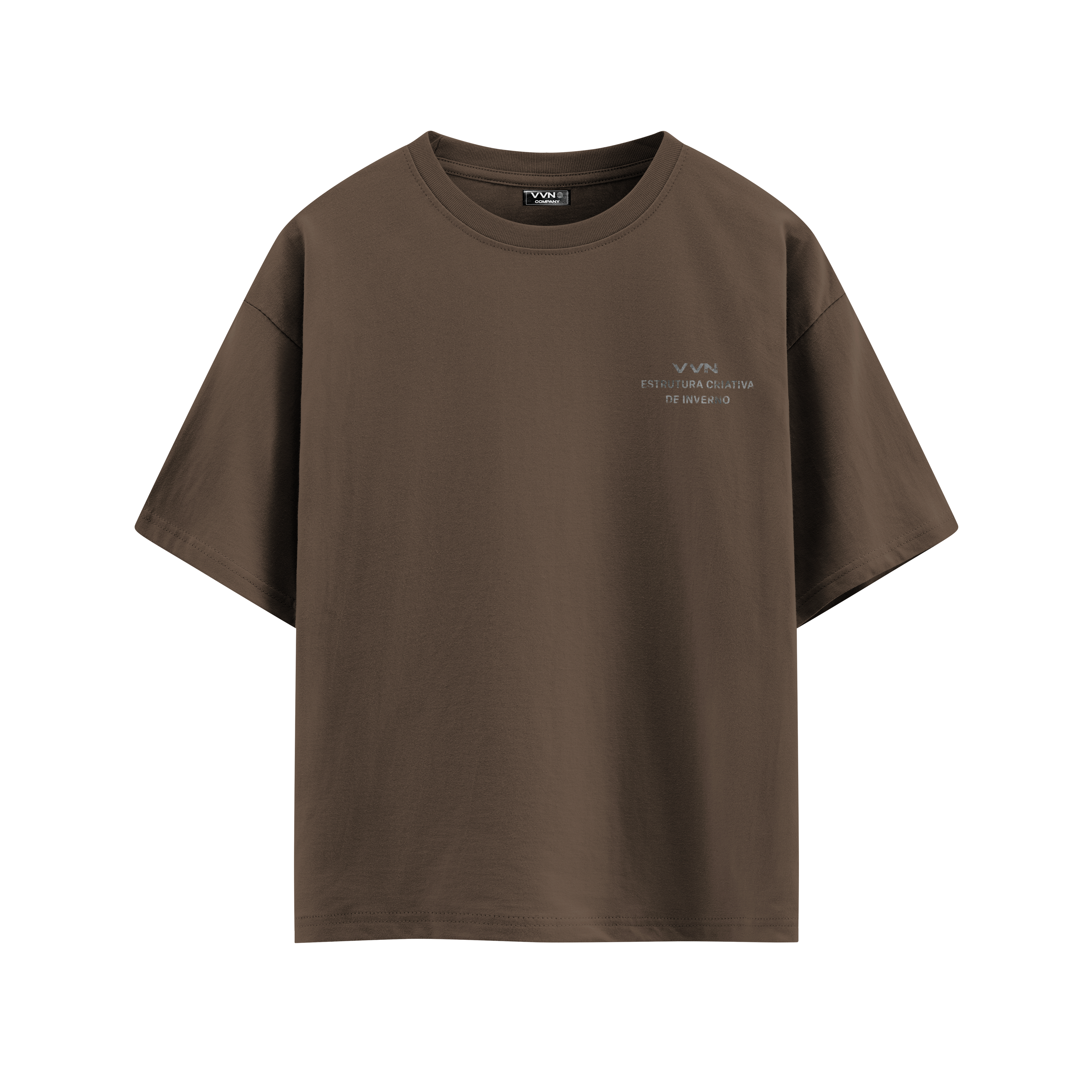 CAMISA ESTRUTURA CRIATIVA MARROM