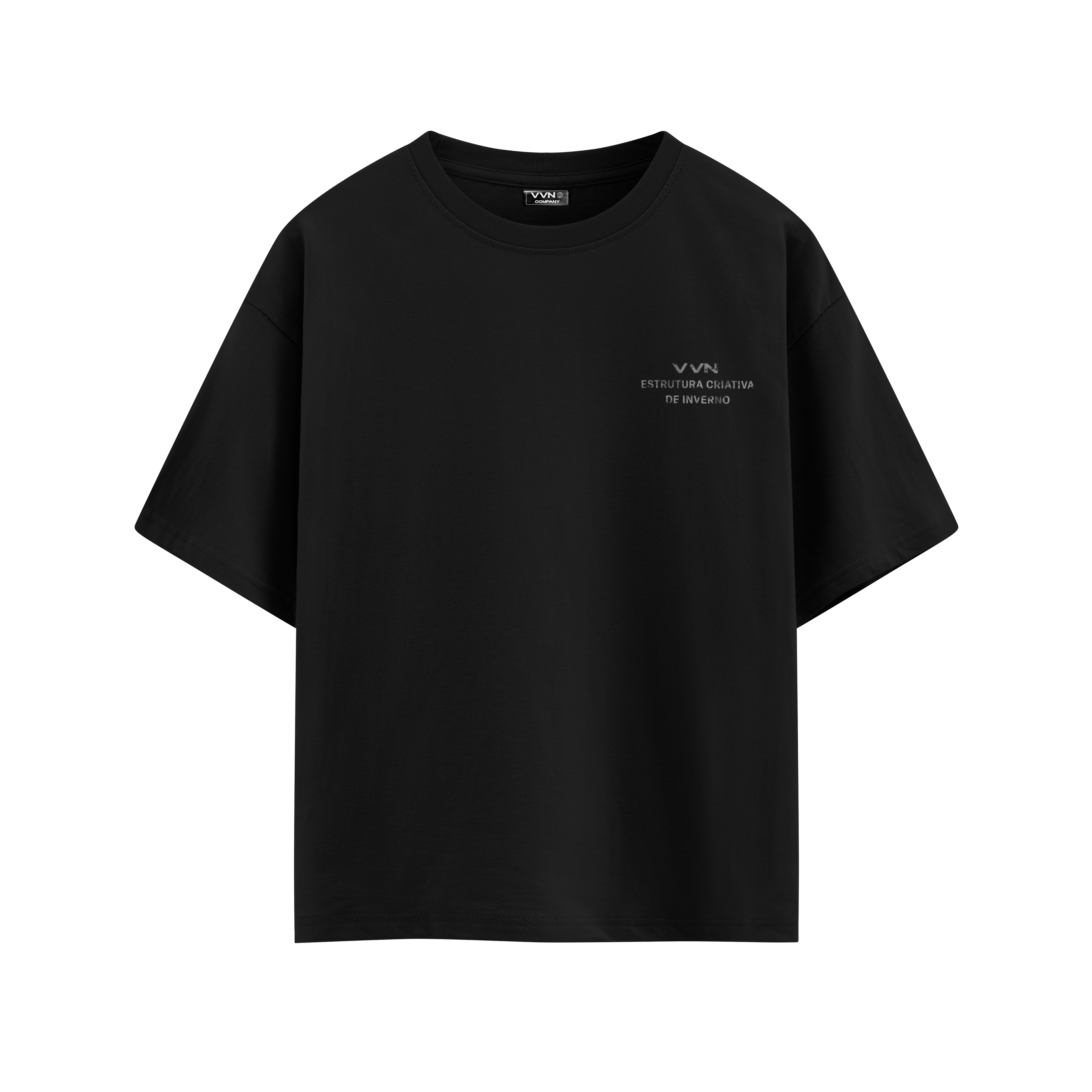 CAMISA ESTRUTURA CRIATIVA PRETA
