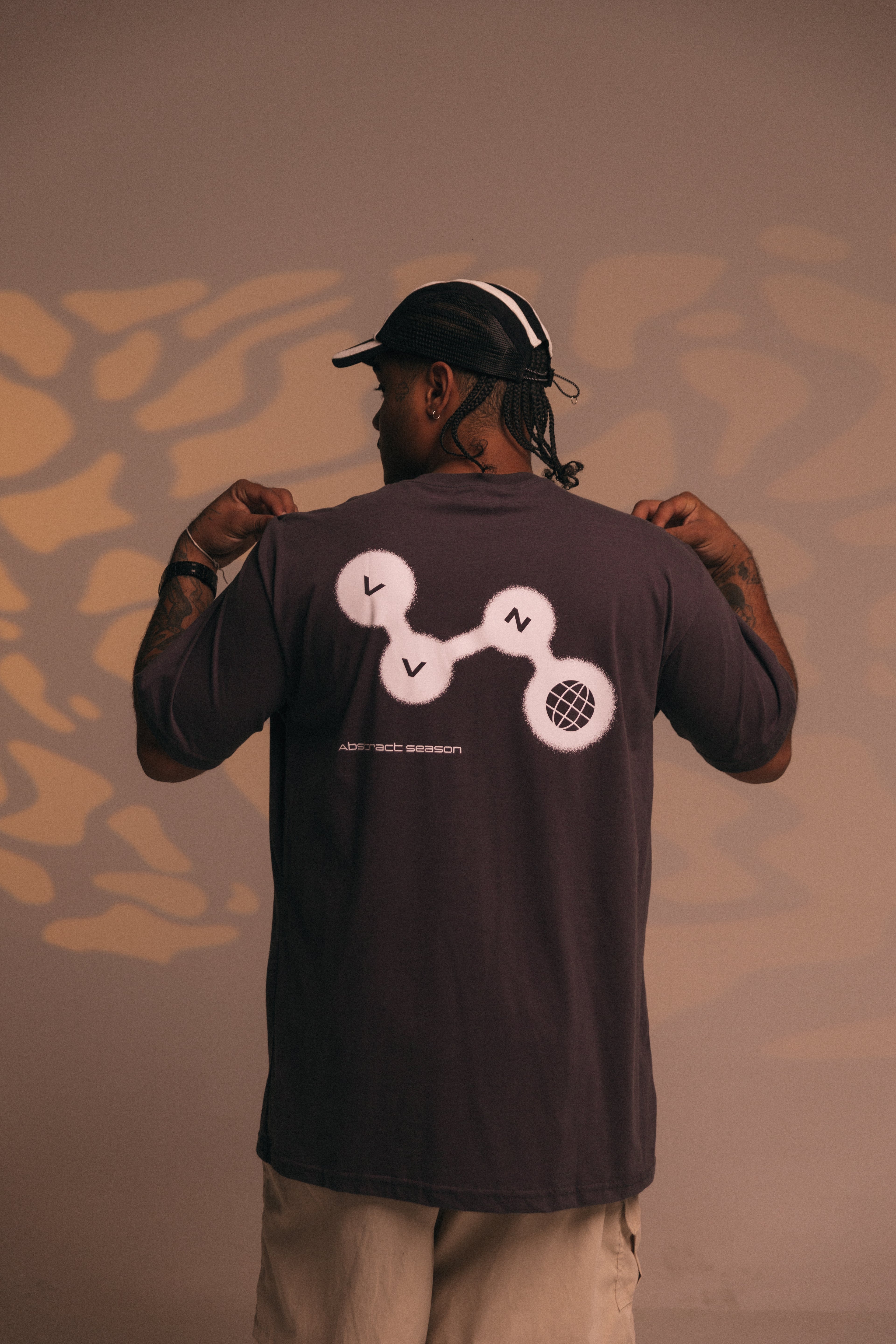 CAMISA ABSTRACT SEASON CINZA