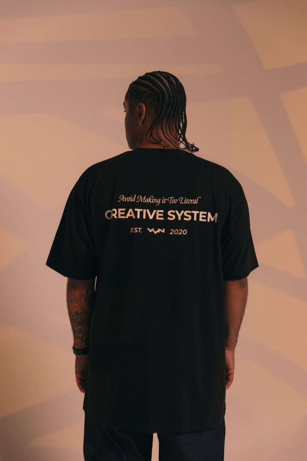 CAMISA CREATIVE SYSTEM PRETA