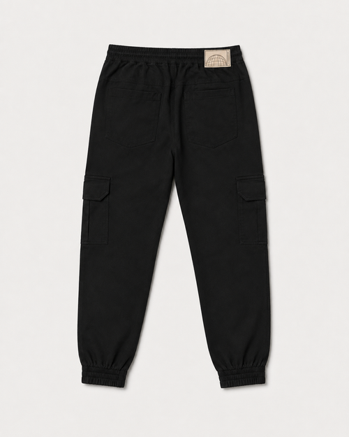 CALÇA CARGO JOGGER PRETA