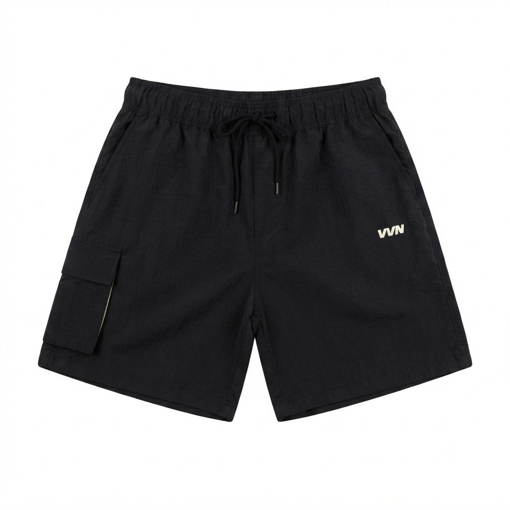 SHORT POLIAMIDA CARGO PRETO