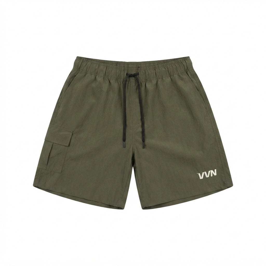 SHORT POLIAMIDA CARGO VERDE